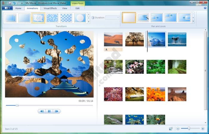   Windows Movie Maker  Windows 8 -  9