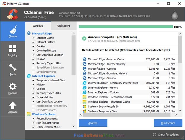 free download windows 7 ccleaner