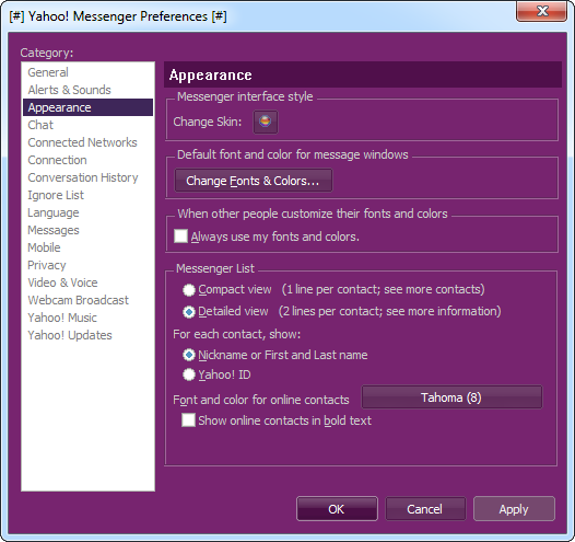 Go chat yahoo messenger for pc