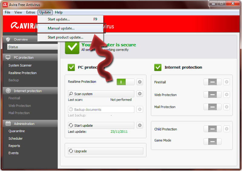 avira free standalone offline installer