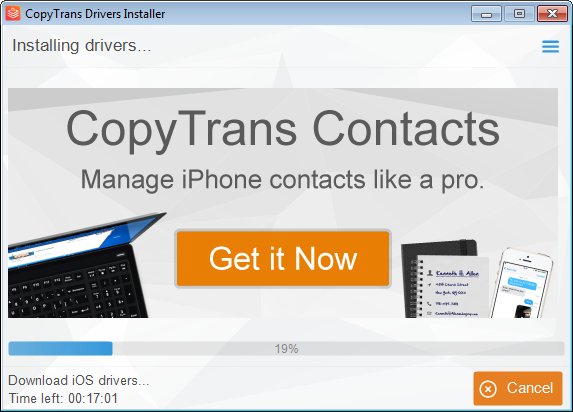 CopyTrans Drivers Installer Free