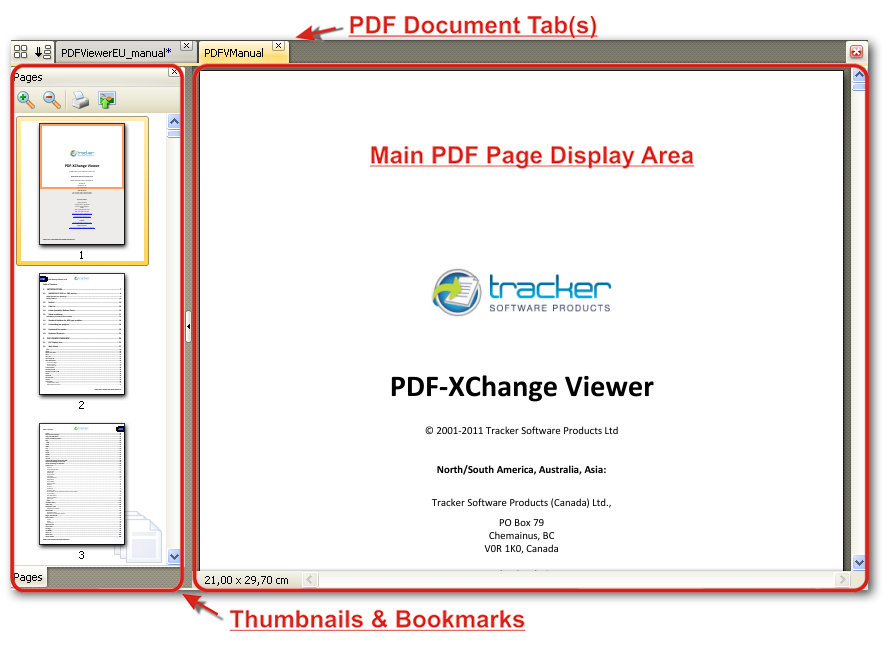 tracker pdf xchange viewer