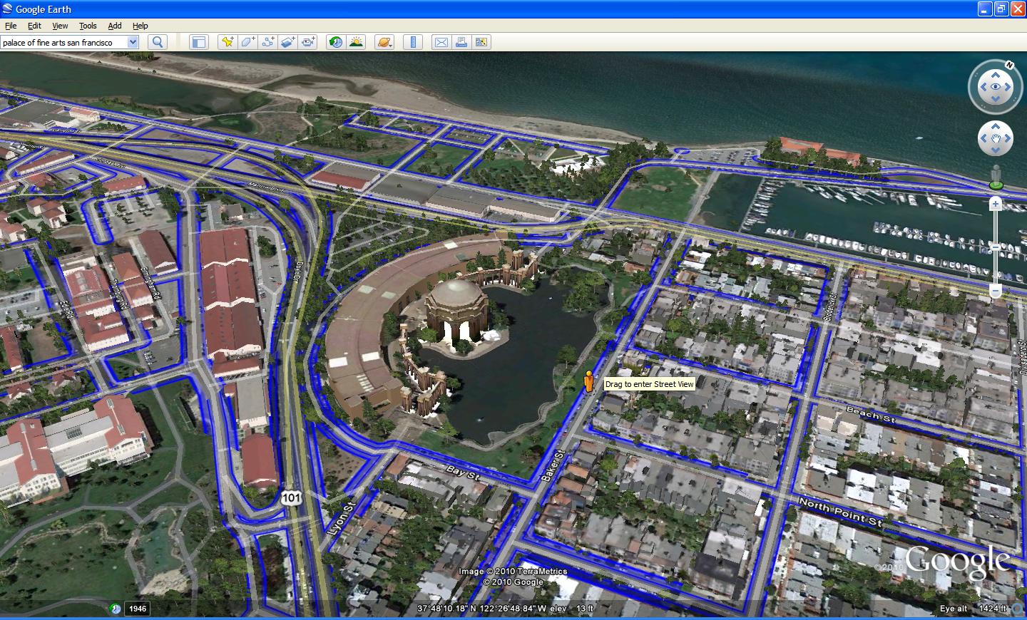 safe free download of google earth street view for windows 7