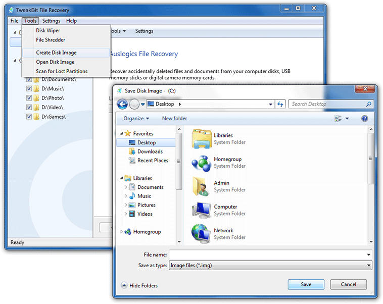 TweakBit File Recovery Free Download offline installer