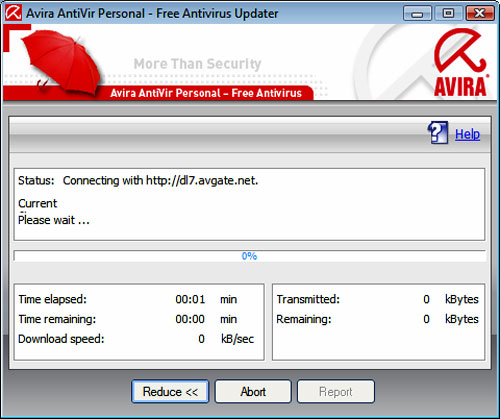 avira free antivirus virus definition update