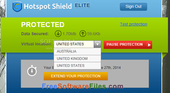 Hotspot Shield Téléchargement gratuit pour Windows 8