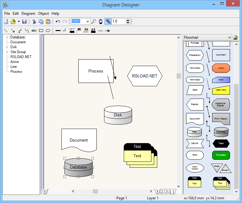 meesoft diagram designer