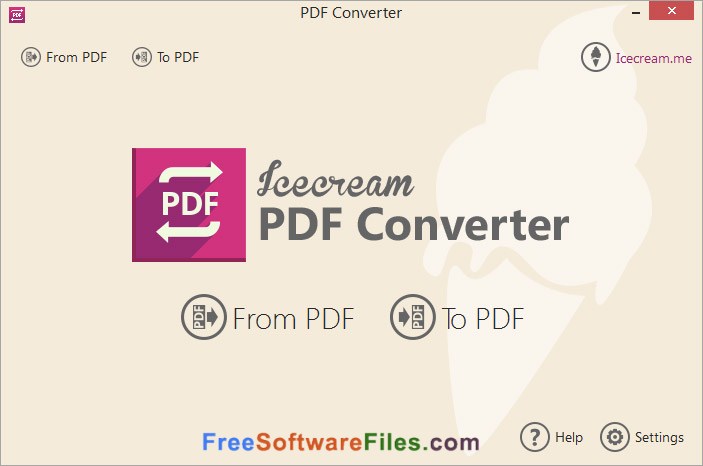 Icecream PDF Converter Free download for windows