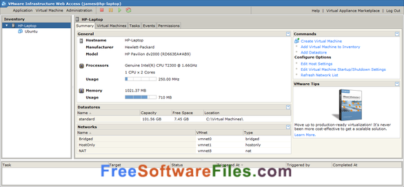 VMware Server 2.0.2 Free Download for pc