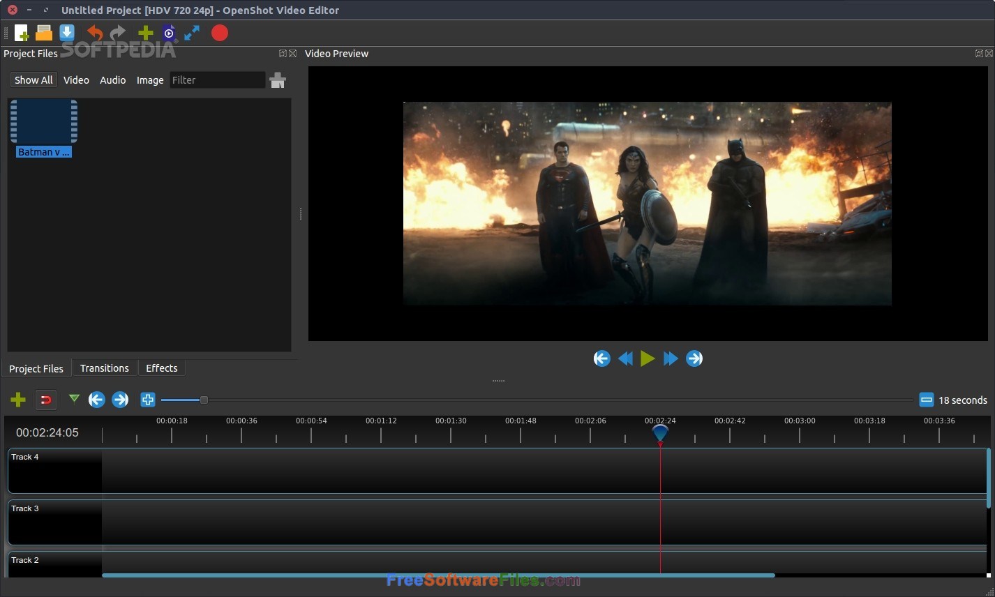 OpenShot Video Editor 2.3.1 Beta Free