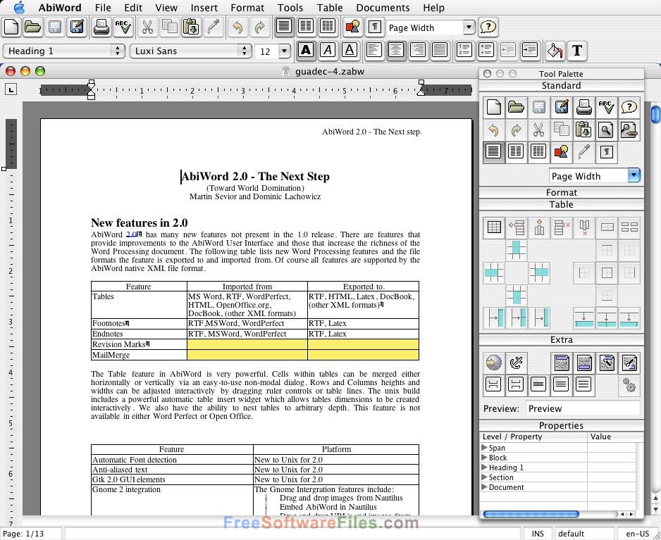 AbiWord 2.8.6 Free Download review