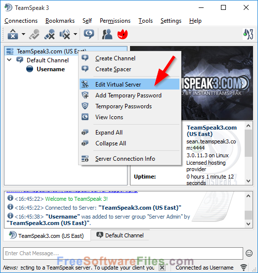 TeamSpeak Server 3.0.13.7 64-bit Free