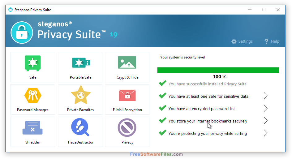 Steganos Privacy Suite 19 Descargar gratis la última versión