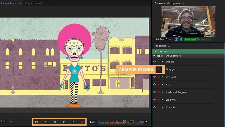 Free Adobe Character Animator CC 2018 Direct Link Download
