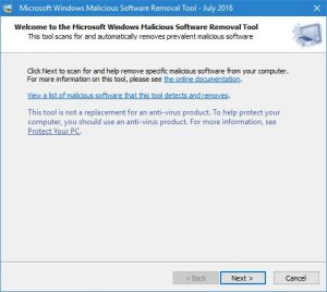 Microsoft Malicious Software Removal Tool download the new for apple