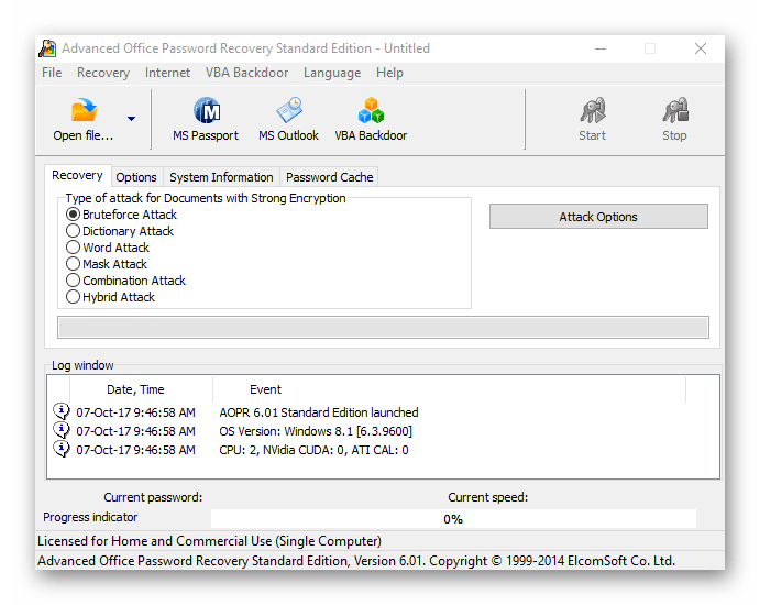 advanced office password recovery