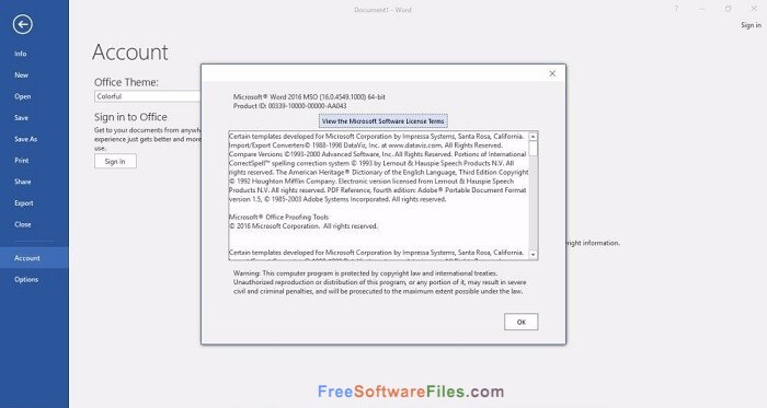 Office 16 Professional Plus Free Download