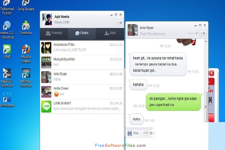 Line Messenger For PC free download full version