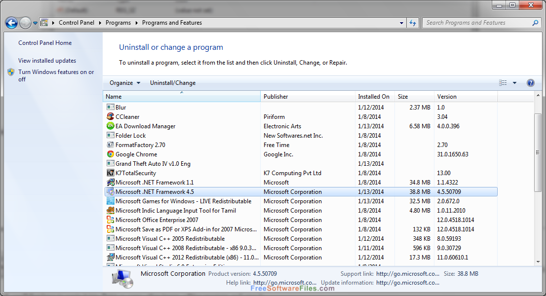 Net framework windows 8