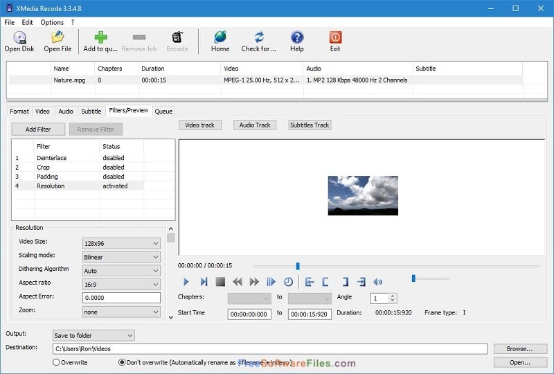 XMedia Recode Portable 3.4.3.4 Free Download for Windows PC
