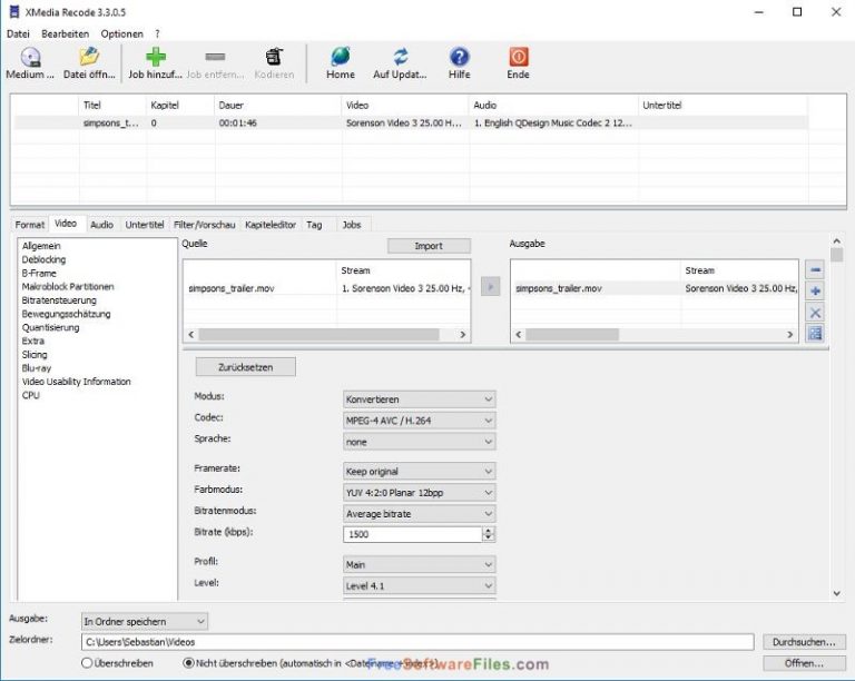 xmedia recode 3.5 5.8