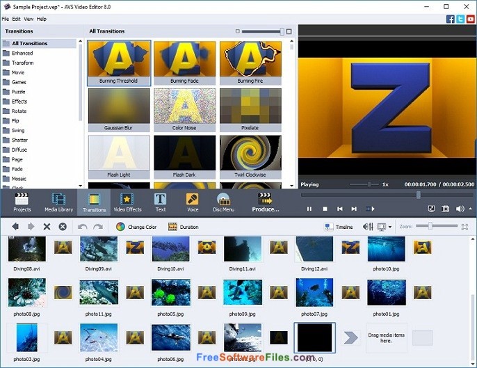 avs video editor download text effects