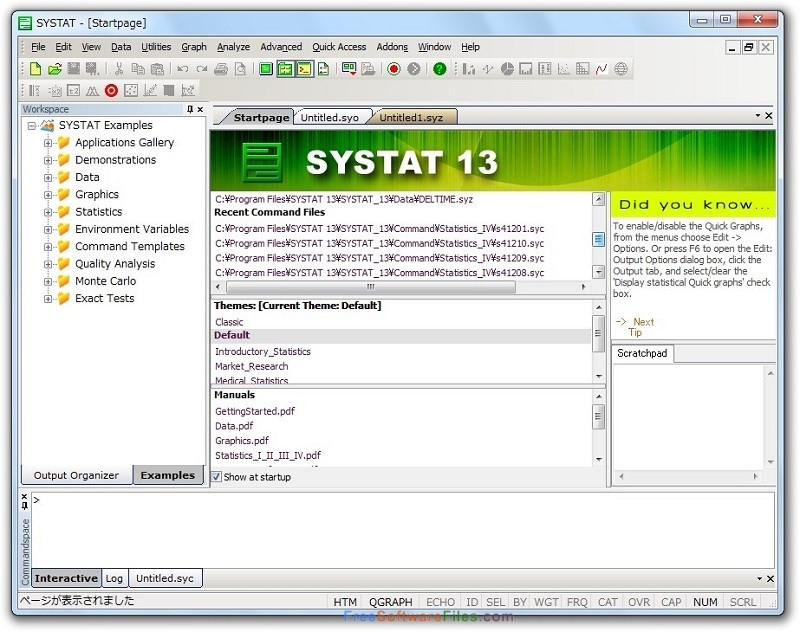 SYSTAT 13.2 Free Download for Windows PC