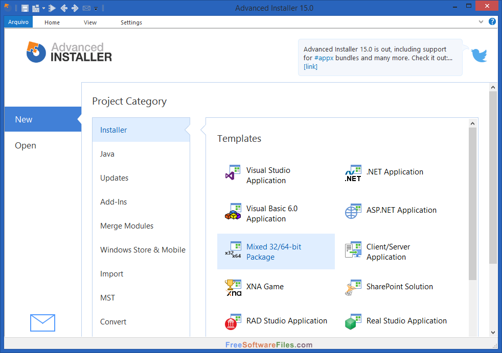 Advanced Installer Architect 15.1 Free Download for Windows PC