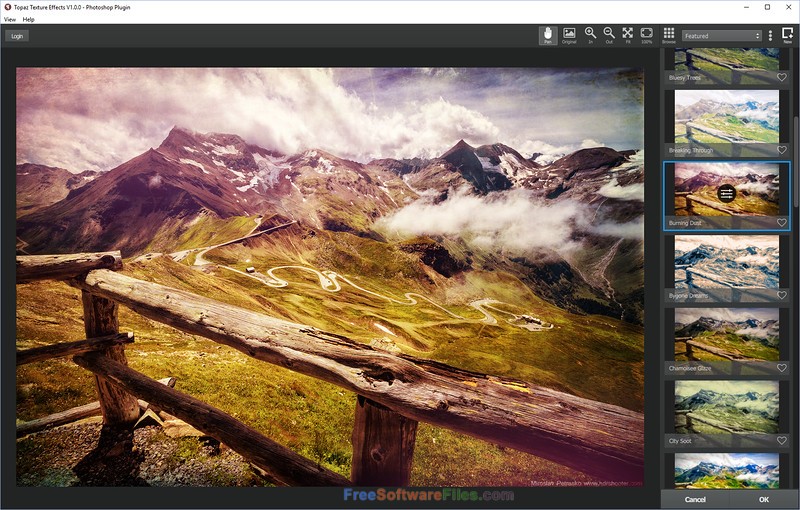 Topaz Texture Effects 2.1 Free Download for Windows PC