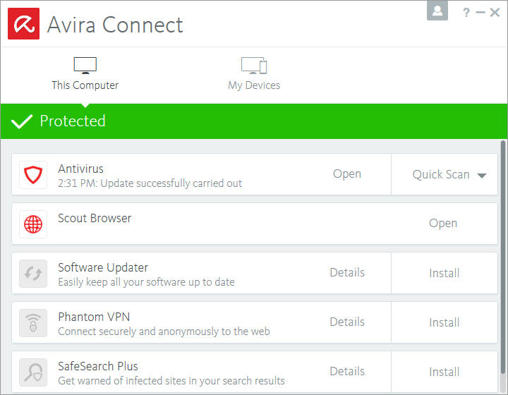 avira free antivirus 2018 for pc