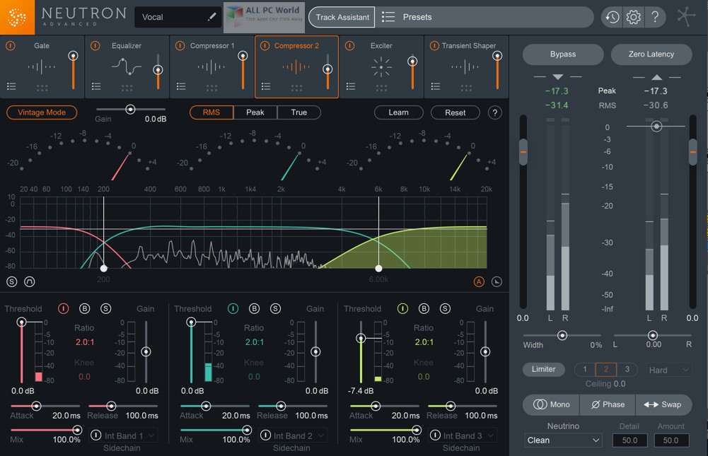 Download Free iZotope Neutron Advanced 3.0
