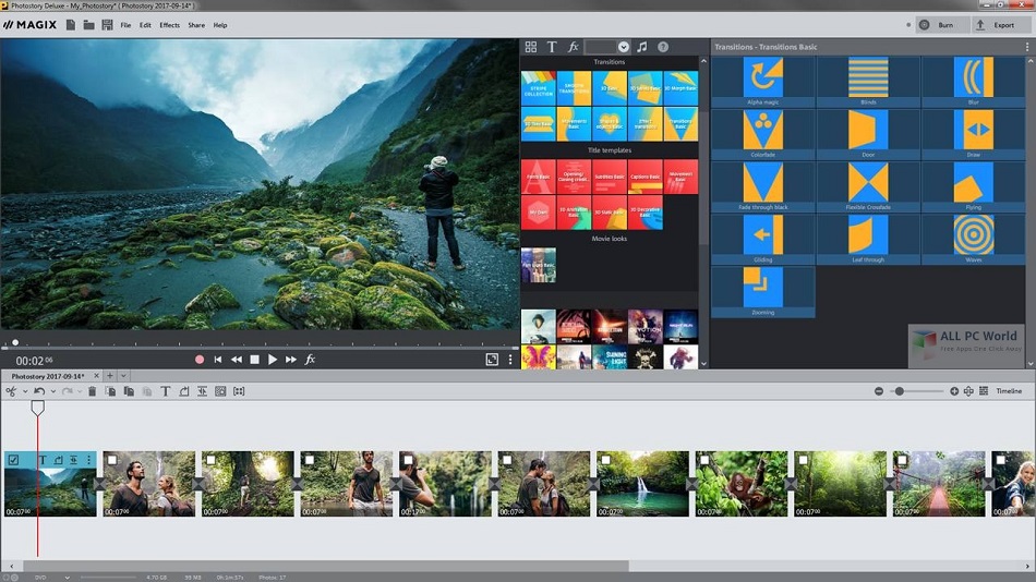 MAGIX Photostory 2020 Deluxe 19.0 Free Download for Windows PC