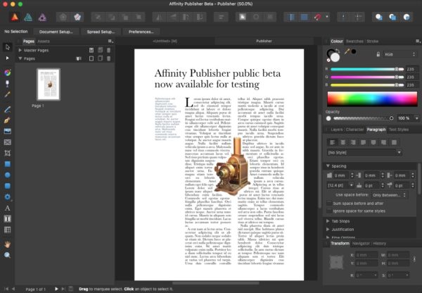 Serif Affinity Publisher 1.7 Offline Installer Download