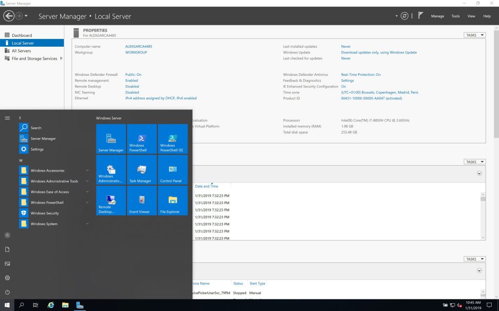 free download full version Microsoft Windows Server 2019 v1909 January 2020 Build 18363.592