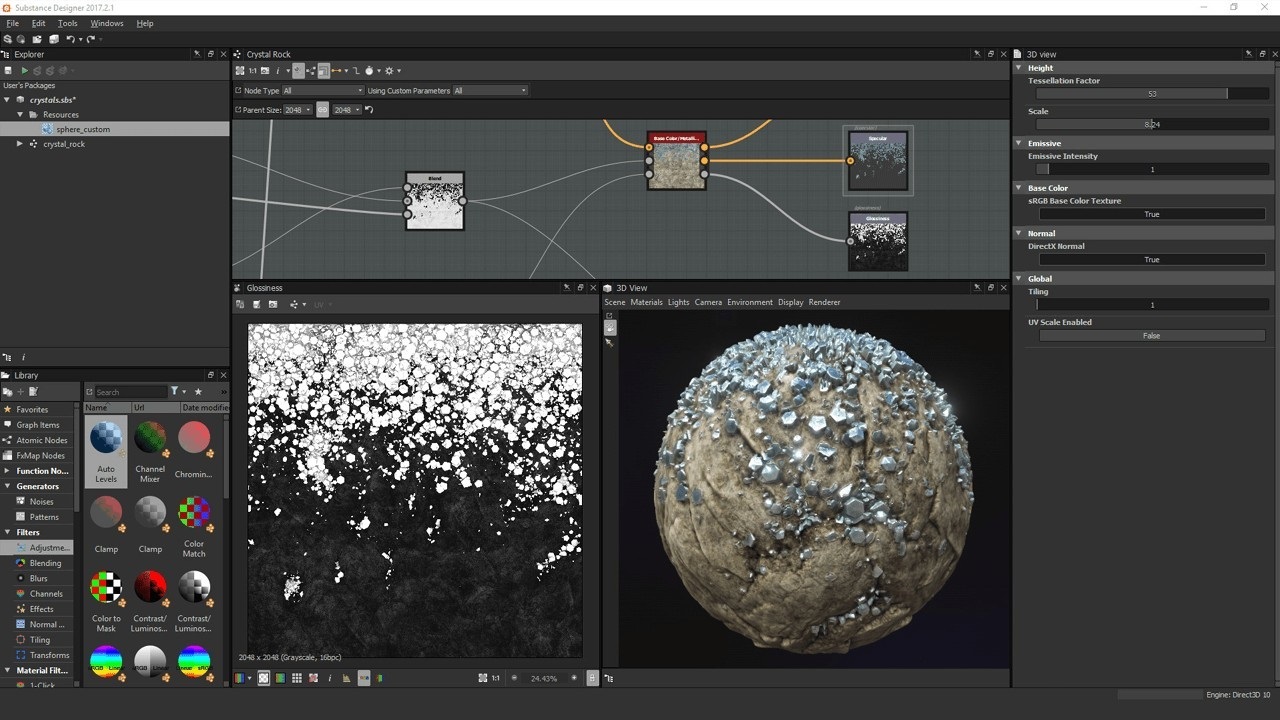 Free Download for Windows PC Allegorithmic Substance Designer 2019.3