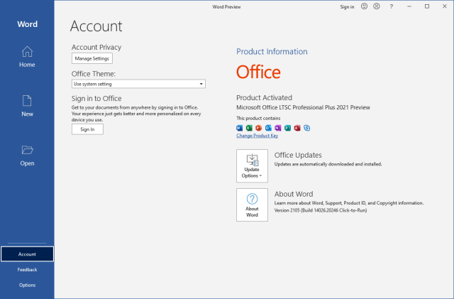 office professional plus 2021 download