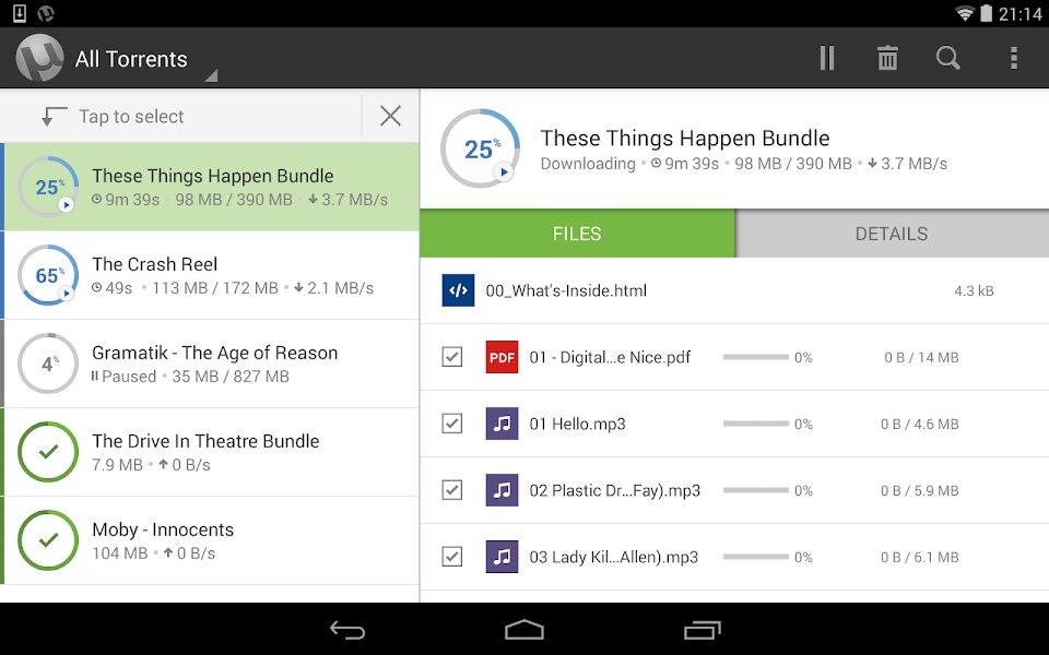 utorrent pro 3.15 apk free download