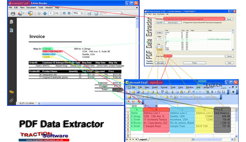 Free download full version PDF Data Extractor Enterprise 3