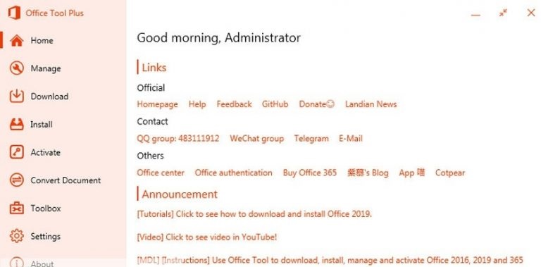 Direct Link Download Office Tool Plus 10