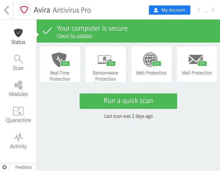 avira antivirus free download for windows 7