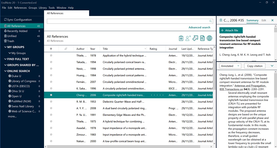 Free Download for Windows PC EndNote 2023