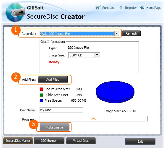 Free Download for Windows PC GiliSoft Secure Disc Creator 2023