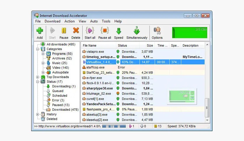 internet download accelerator download for pc