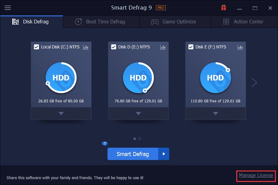 Offline Installer Download IObit Smart Defrag Pro 2024