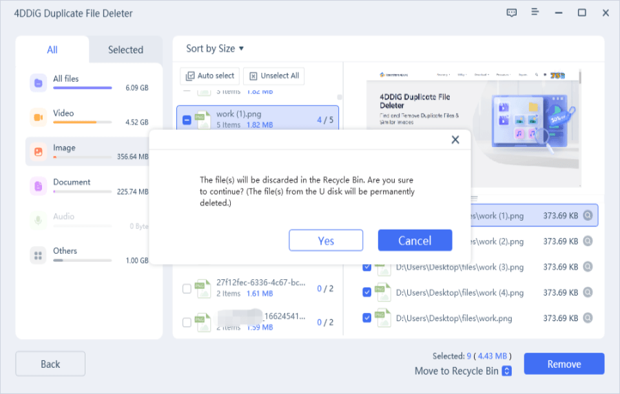 4ddig duplicate file deleter windows 7