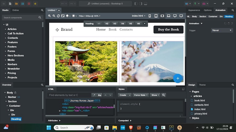 free download full version Bootstrap Studio 2024